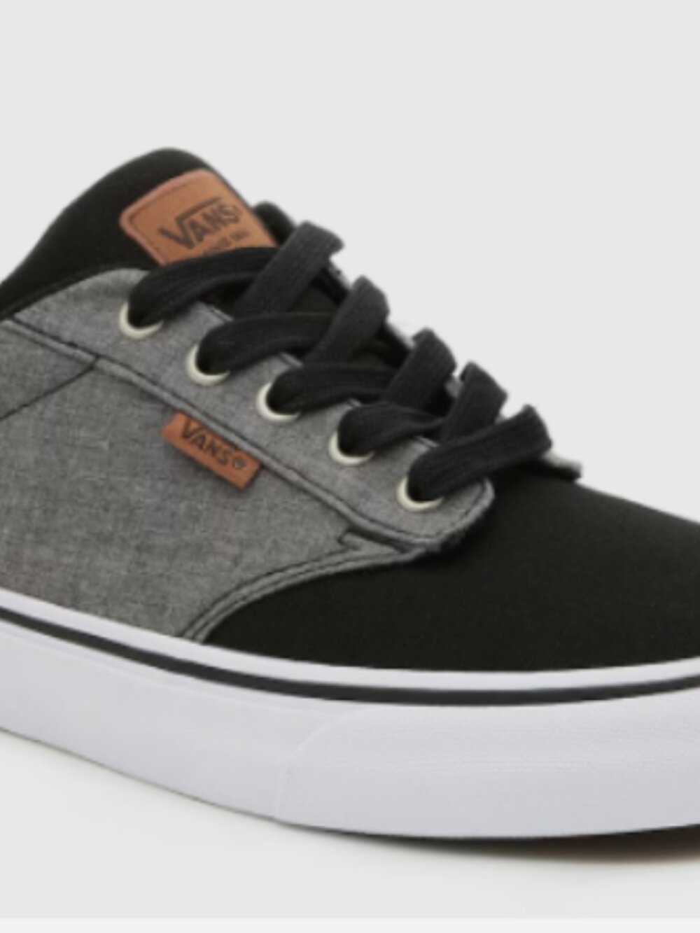 Size 10 - VANS Atwood Deluxe Low Gray Black